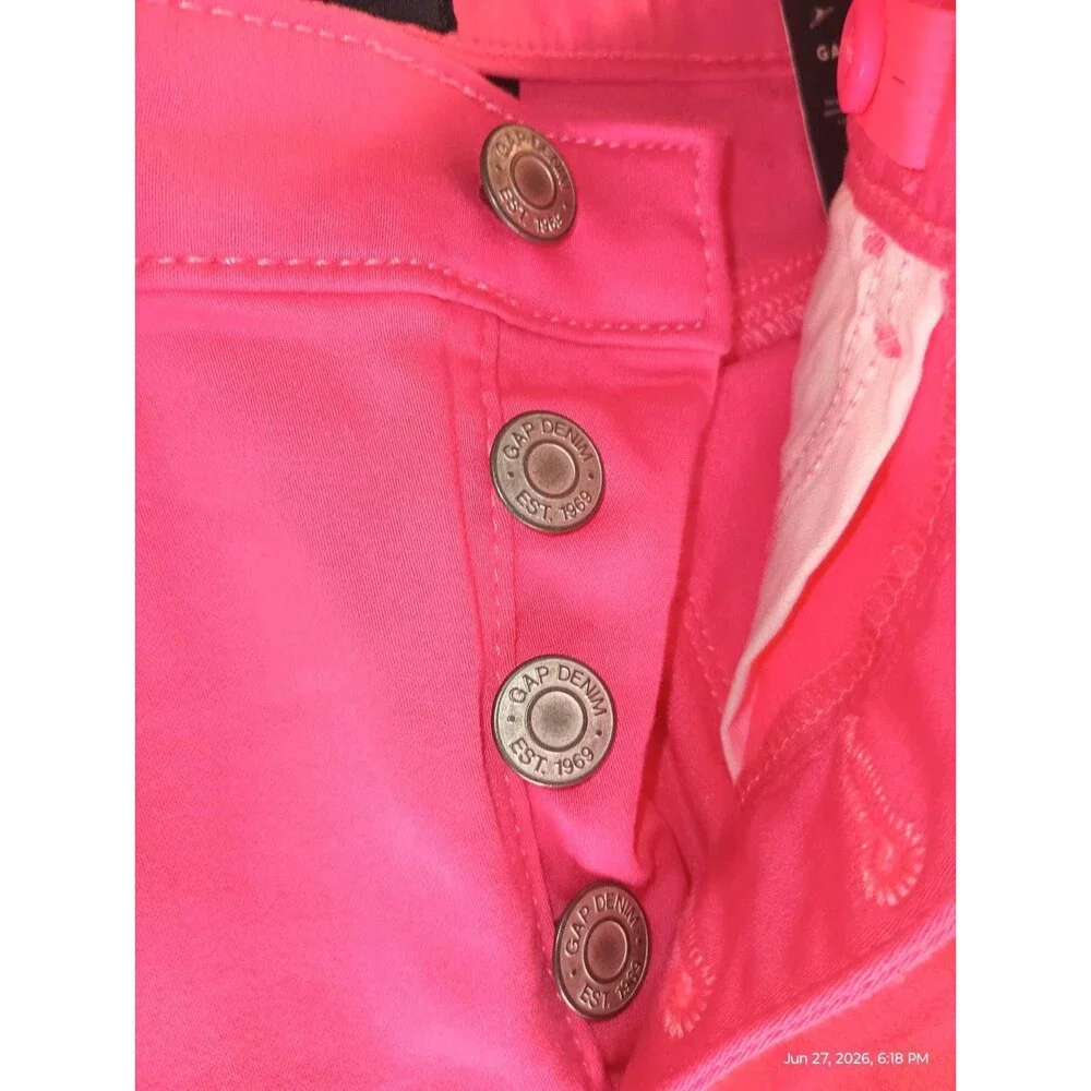 GAP Girls Jeans Size 10 Pink High Rise Jegging Denim Stretch NEW (P0033B6)